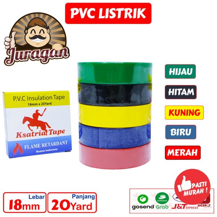 

Isolasi / Solatip Listrik / Kabel Listrik JURAGAN PACKING SEMARANG