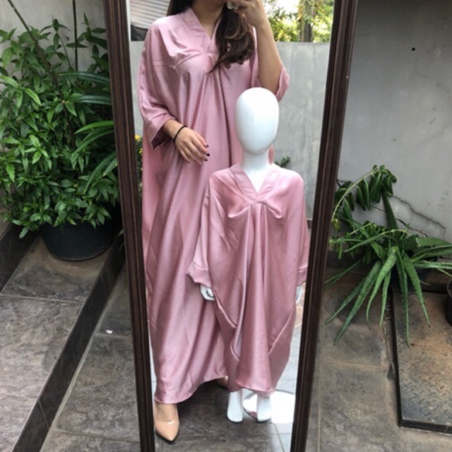 ( VM )-  Vanesha Margaretta - 9623 kaftan Dress Satin/ fashion muslim Jumbo