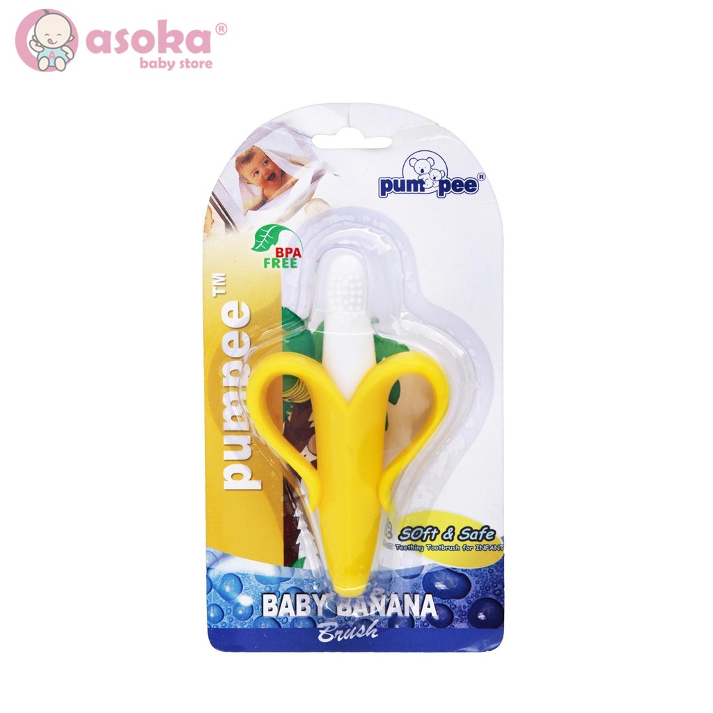 Pumpee Sikat Gigi Banana ToothBrush Banana PA-107BN ASOKA