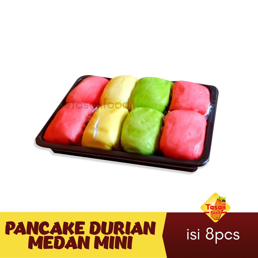 Pancake Durian Medan mini isi 8