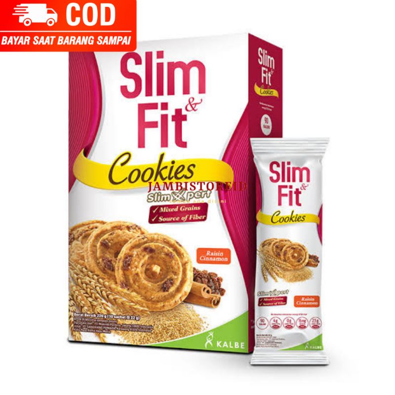 

(JAMBISTOREID) JAMBI LANGSUNG KIRIM Cookies Slim and Fit Kalbe Kue Kering Diet Sehat 220gram Jambi
