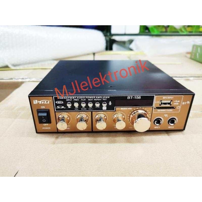 Power amplifier blutooth USB SD Fm audio Teli BT 158 Ori