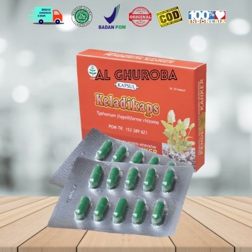 obat herbal kapsul blister keladikaps original tazakka ampuh mengobati kanker tumor miom alami