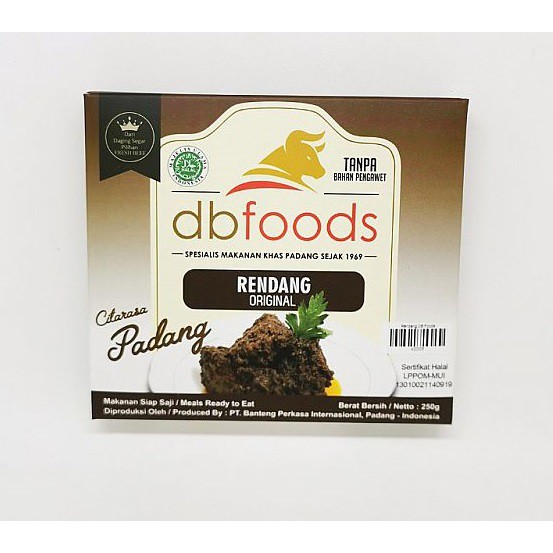 

Rendang Daging DB FOODS 250 gram