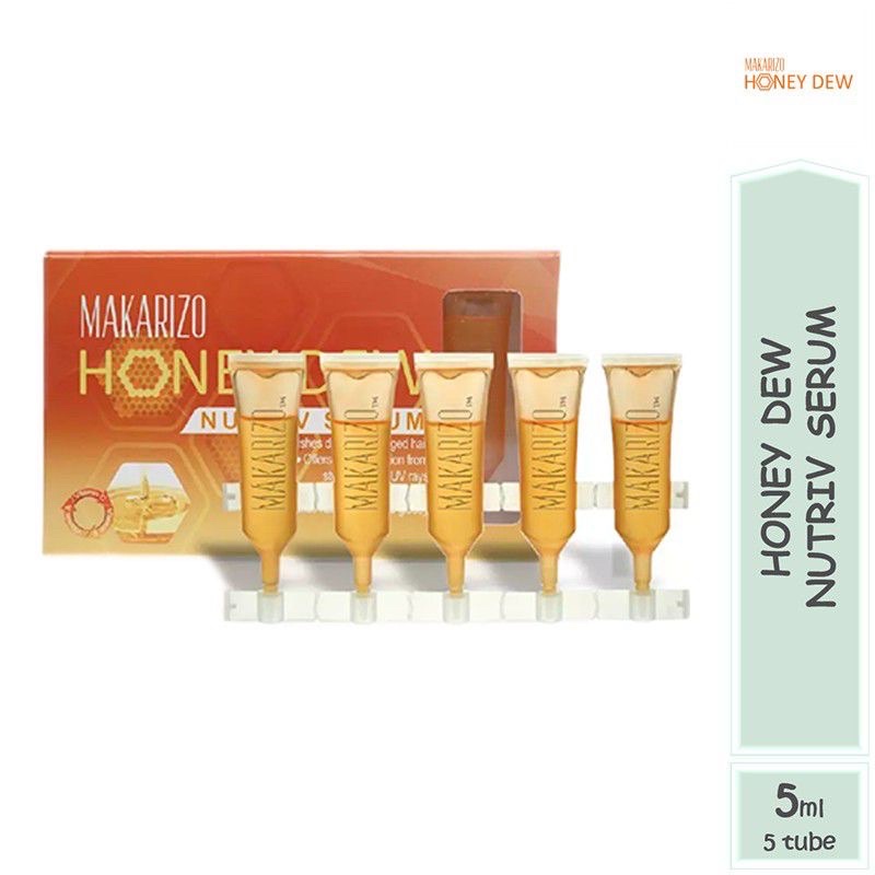 Bisa COD - Makarizo Honey Dew Nutrive Serum - Serum Rambut 5ml