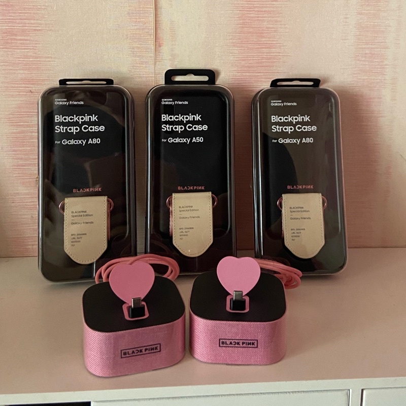 OFFICIAL BLACKPINK SAMSUNG GALAXY FRIENDS SPESIAL EDITION CHARGER CASE SAMSUNG A50 / A80 PHOTOCARD B