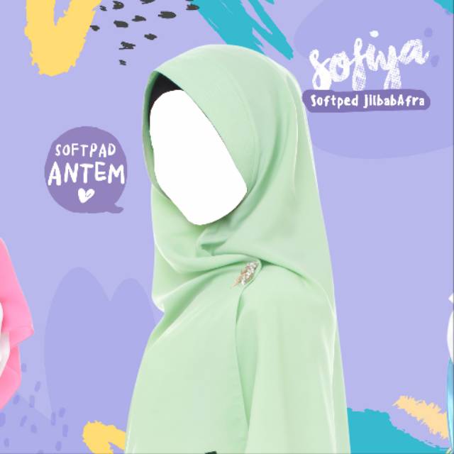 Khimar Hijau Apel Hijau Melon Sofiya By Jilbab Afra Khimar Soft Pet Ijo Apel Shopee Indonesia