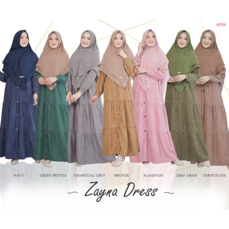 Zayna dress by Attin Original/Gamis cantik