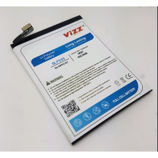 Vizz Double Power Battery Batre Baterai Vizz Oppo R7 R7T R7C BLP595 BLP-595 BLP 595