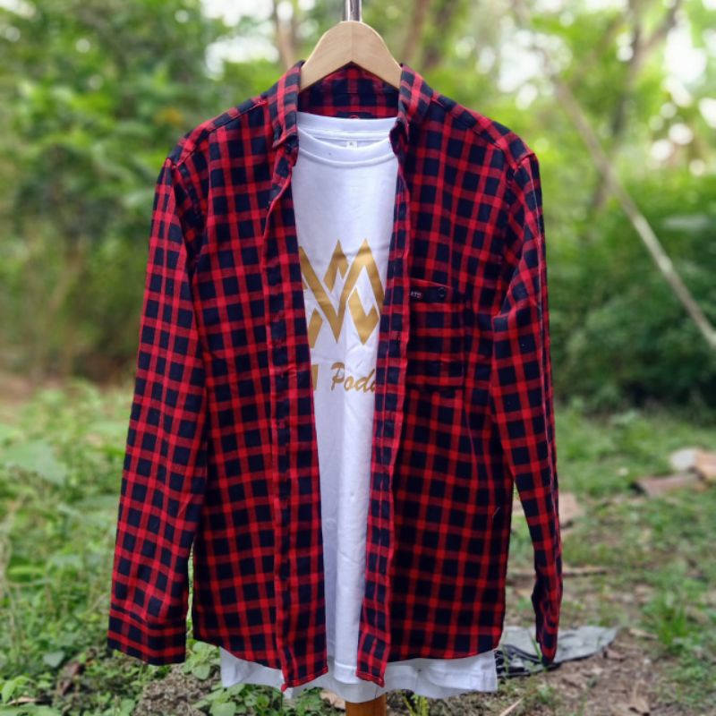 kemeja wanita kemeja flanel wanita flanel wanita kemeja kotak-kotak wanita flanel-B3