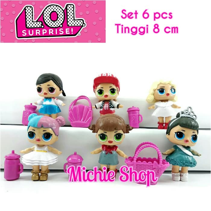 Termurah Figure LOL surprise set 6 / LOL baby surprise