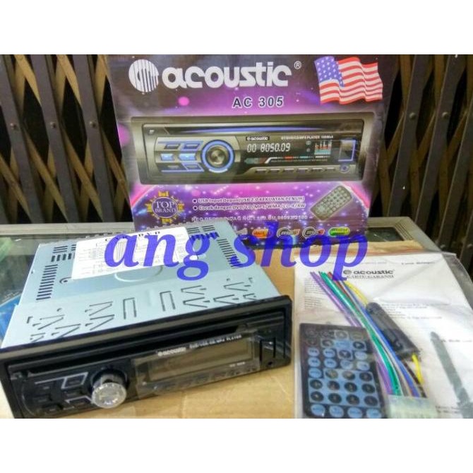 READY NEW Car DVD Player USB Acoustic AC 305 AC305 Tape Mobil Head Unit 4x100W |TERLARIS