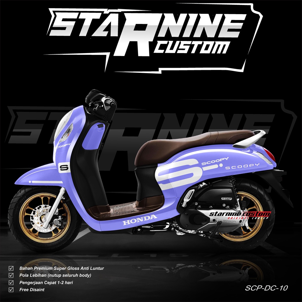 decal scoopy new simple sticker scoopy 2022 full body