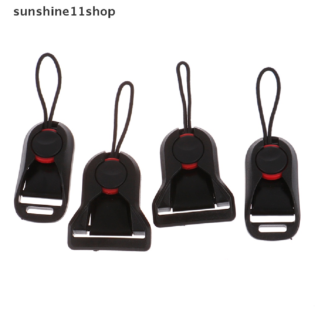 Sho 2pcs Konektor Quick Release Dengan Base Untuk Strap Bahu Kamera