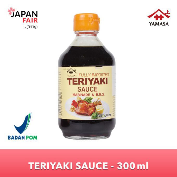 

Bumbu & Bahan Masakan Saus Teriyaki Jepang Yamasa Teriyaki Sauce 300 Ml Rempah Makanan & Minuman
