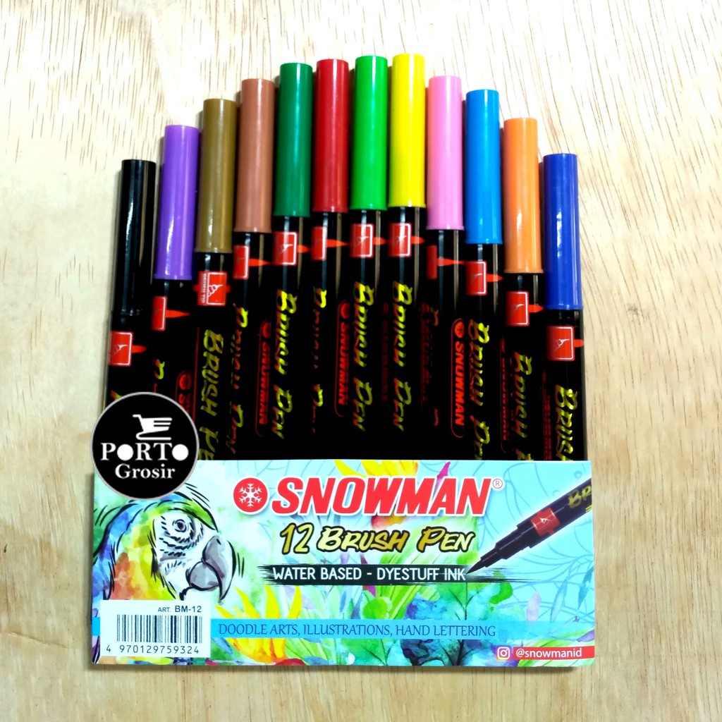 

Snowman Brush Pen / Spidol Snowman / Snowman 12