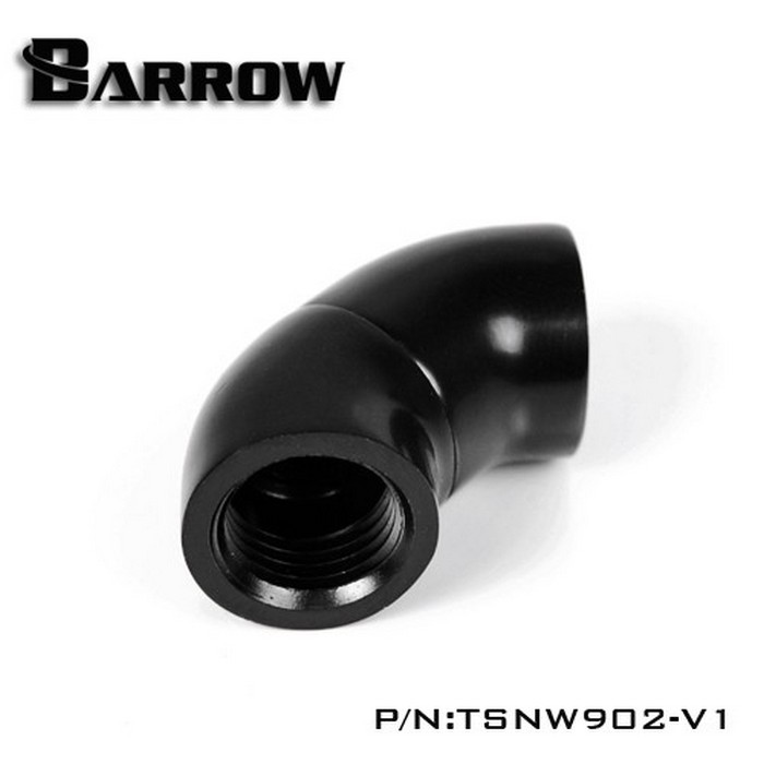 BARROW TSNW902-V1 90 Snake Rotary Adapter M-M Black