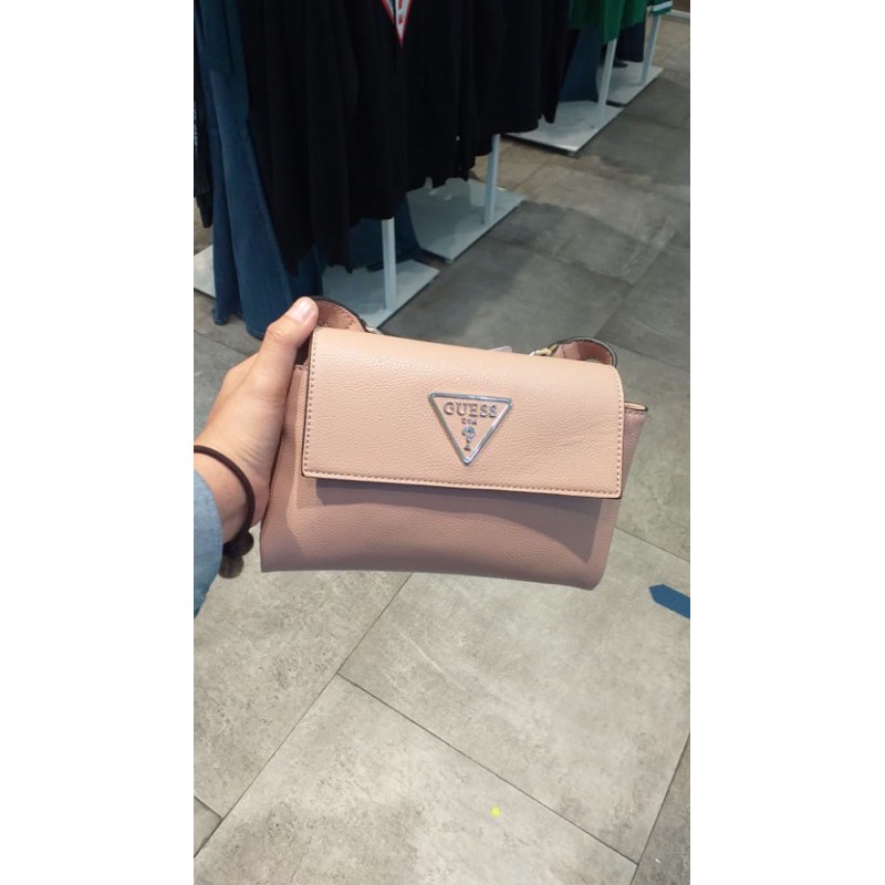 BABY PINK GUESS SLING BAG