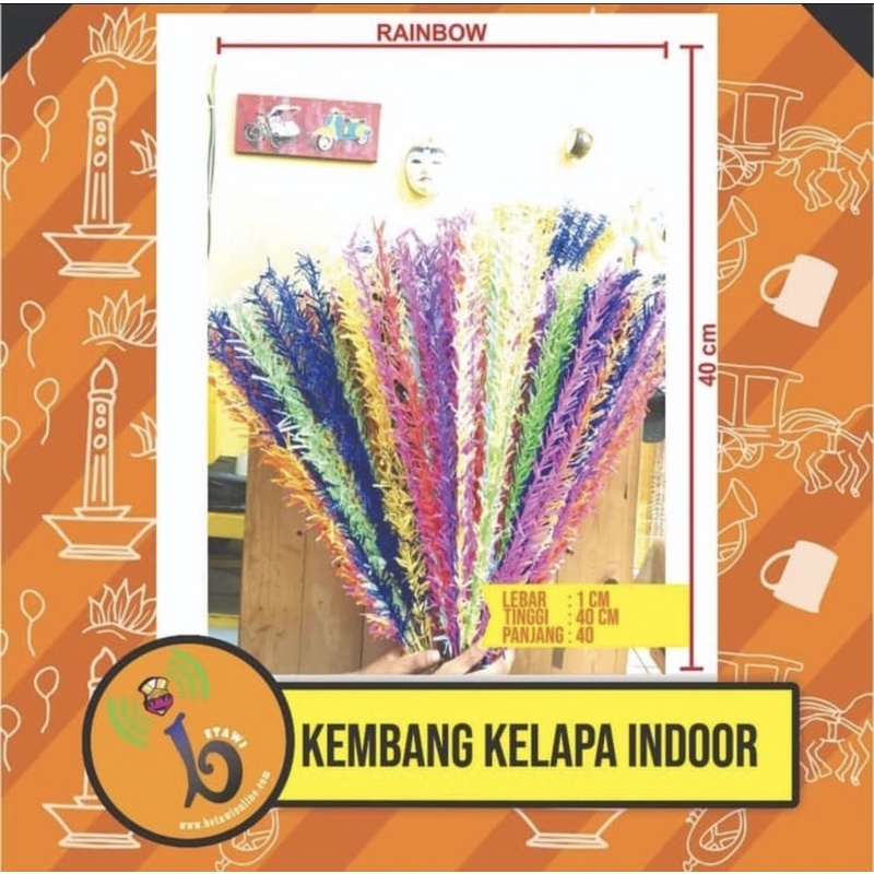 Kembang Kelapa size 45 cm - 50 cm/ Manggar Kelapa 100pcs Outdoor / Kembang kelapa Outdoor