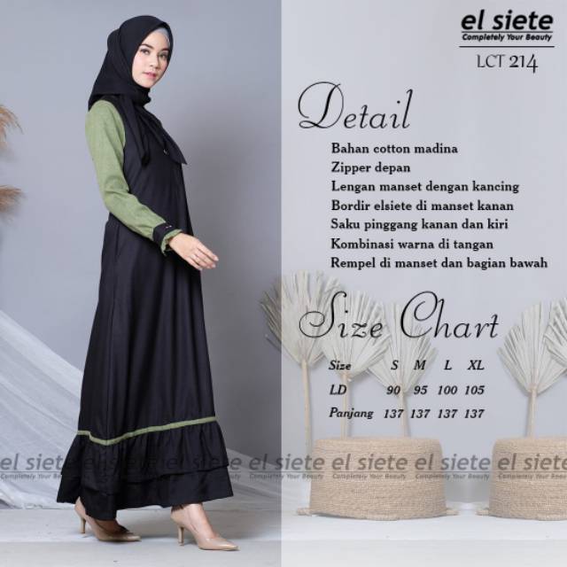 Gamis elsiete / Cotton Medina / lct 214