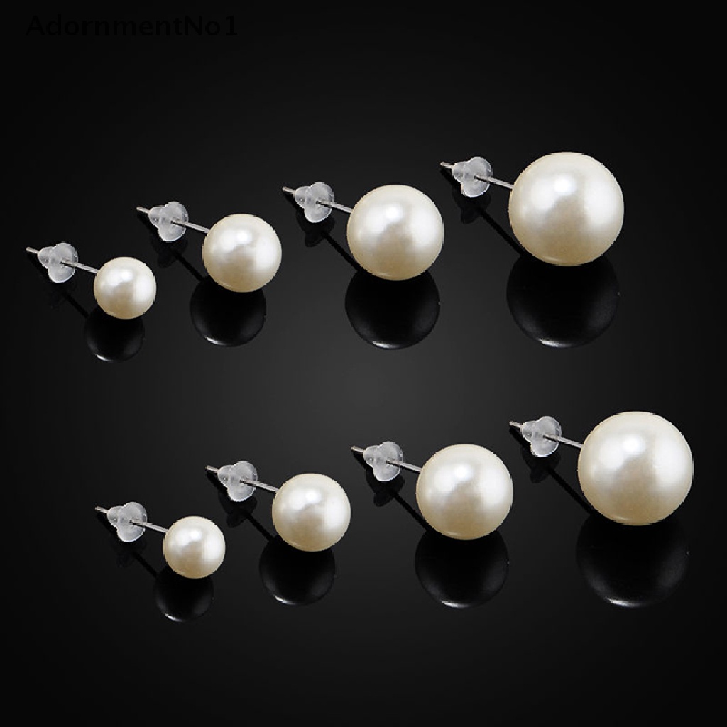 (AdornmentNo1) 12 Pasang / Set Anting Tusuk Mutiara Imitasi Untuk Wanita