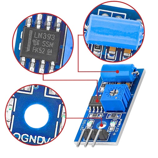 Kit Sensor Getar SW420 u/ Alarm Motor Mobil Gempa Vibration BB-03