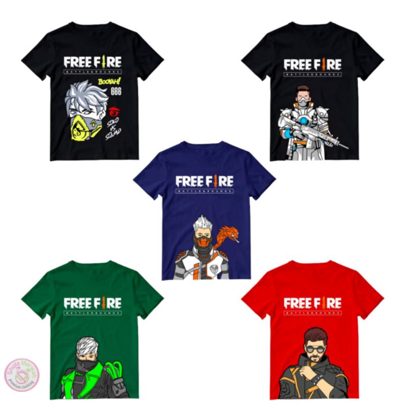 [ FREE FIRE EDITION ] KAOS ANAK DISTRO keren LAKI-LAKI