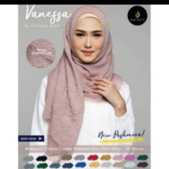 Pasmina crinckle crincle pashmina rachelvennya / pasmina rawis kusut Turkey ombre shawl