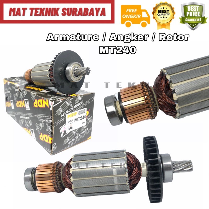 NDP Armature / Angker / Rotor Mesin Cut Off / Potong Besi 14 inch MT 240 MT240 Maktec