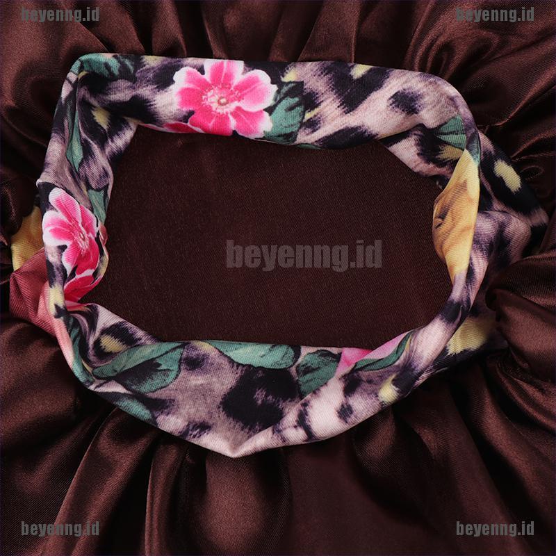 Bey Topi Bonnet Wanita Bahan Satin Sutra Untuk Salon Kecantikan