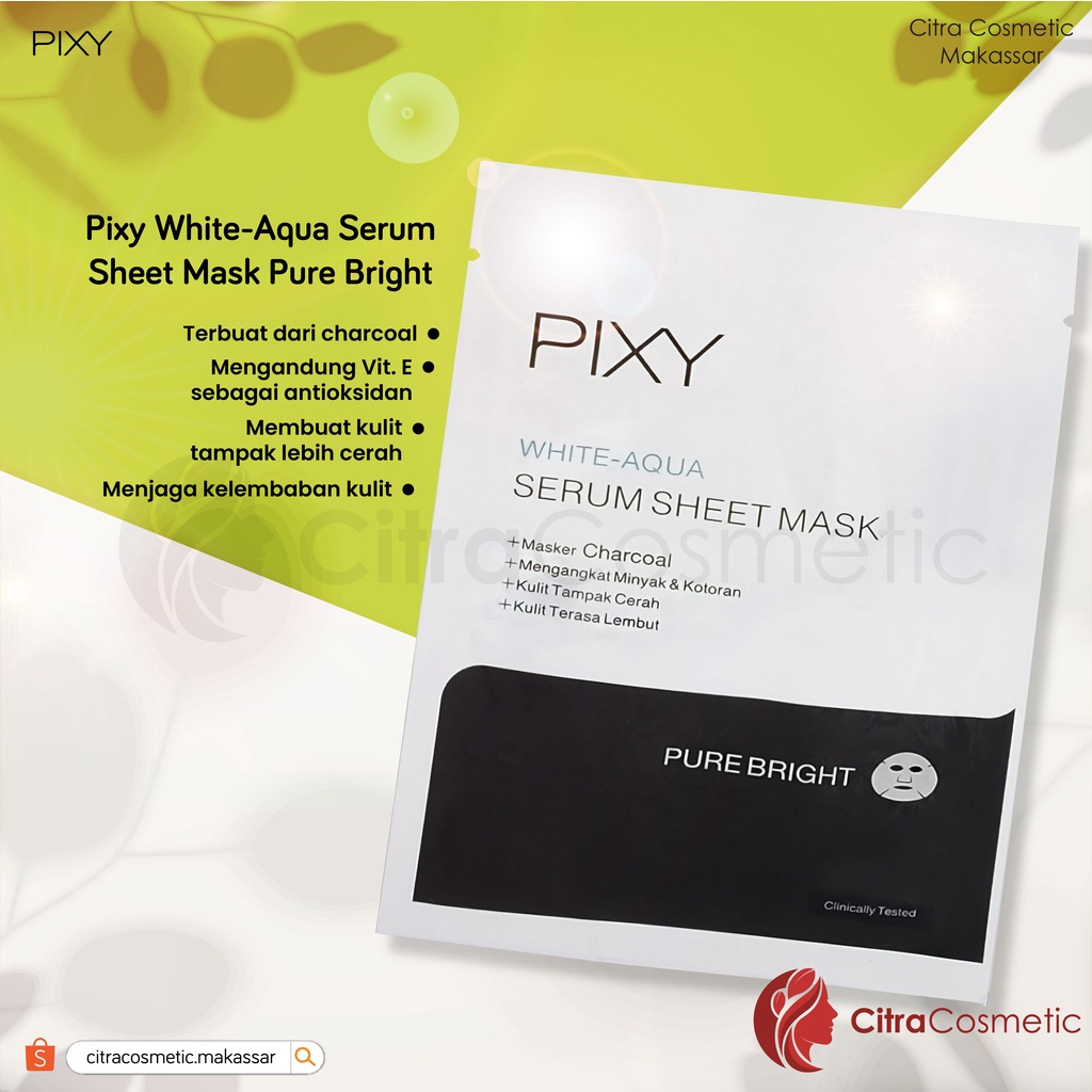 Pixy Serum Sheet Mask Revitalize | Pure Bright 20 Gr