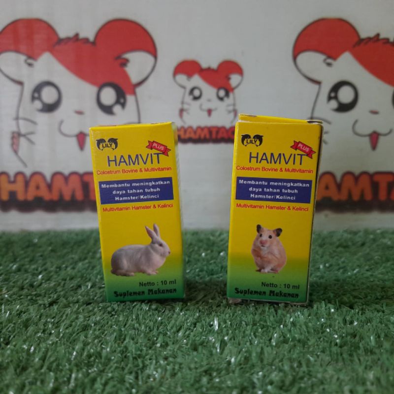 HAMVIT 10ML MULTIVITAMIN HAMSTER/GERBIL/KELINCI/MARMUT/PETS