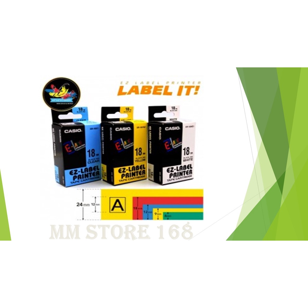 

Label Printer Tape Casio EZ- Label 18 mm