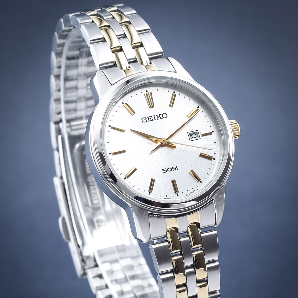 Seiko Ladies SUR661P1 Quartz Two Tones - Jam Tangan Wanita SUR661