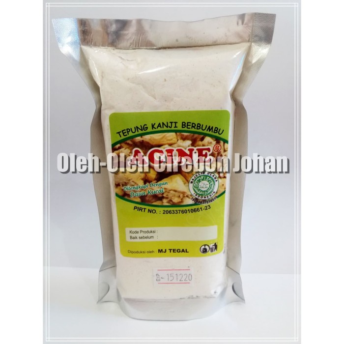 

cs01477 Tepung Acine / Tepung Aci Tahu Tegal / Cireng / Tepung Kanji Berbumbu Da01D100