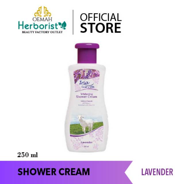 Victoria Iria Goat's Milk Shower Cream (Sabun Mandi) Lavender 250ml