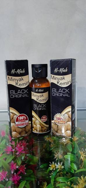 MINYAK KEMIRI ASLI ORIGINAL AL AFIAH 100ML PENYUBUR RAMBUT HAIR BLACK