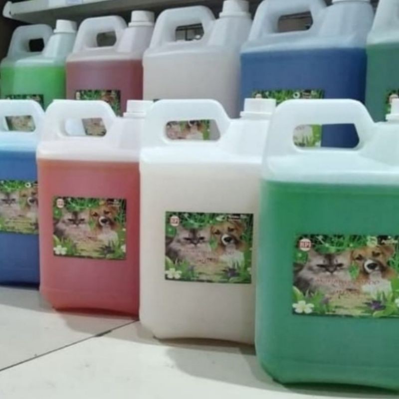 Shampo  Kucing &amp; Anjing HPJ 5Liter All Variant - sampo+cinditioner kucing dan anjing hpj