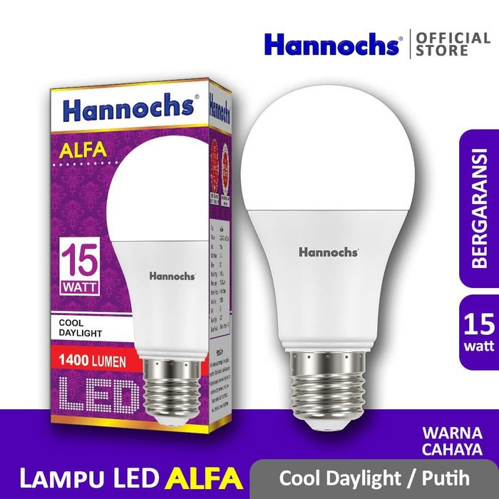 Hannochs - Lampu LED Alfa - 15 watt - cahaya Putih Hannochs