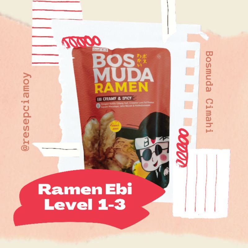 Ramen Ebi / Bosmuda ramen / Mie Instan / Ramen Instan