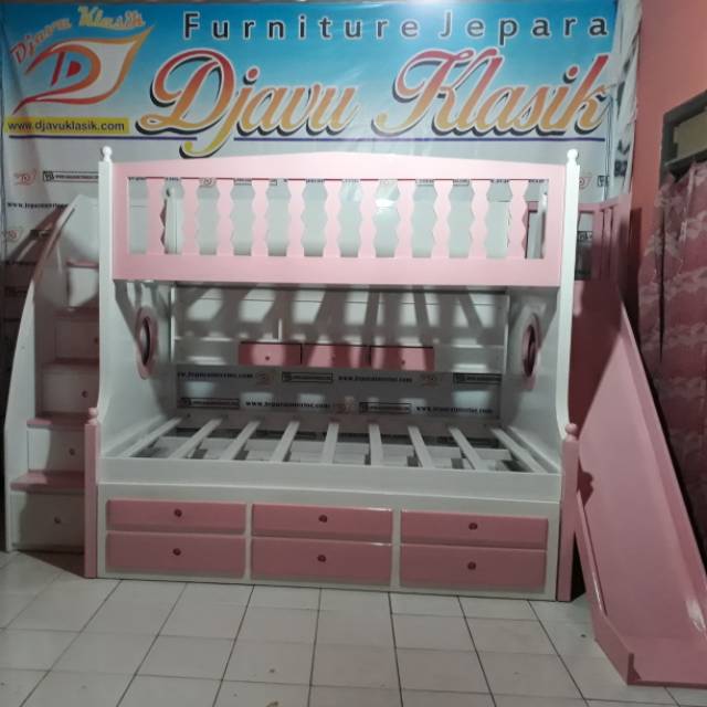 Ranjang Tingkat Perosotan Anak