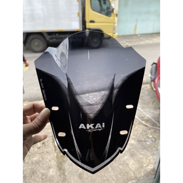 VISOR AEROX KARBON MHR WARNA PUTIH DAN RIBEN