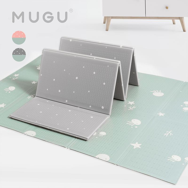 MUGU Folding Playmat - Play Mat Playgym Karpet Bermain Anak Bayi Balita Travel Foldable Gym Baby