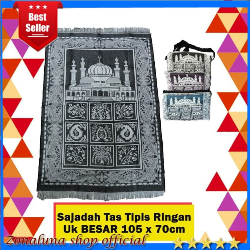 Sajadah Turki Turkey Sajadah Tas AL BASRA Ukuran BESAR Sajadah Tebal/ Sajadah Kecil/ Sajadah