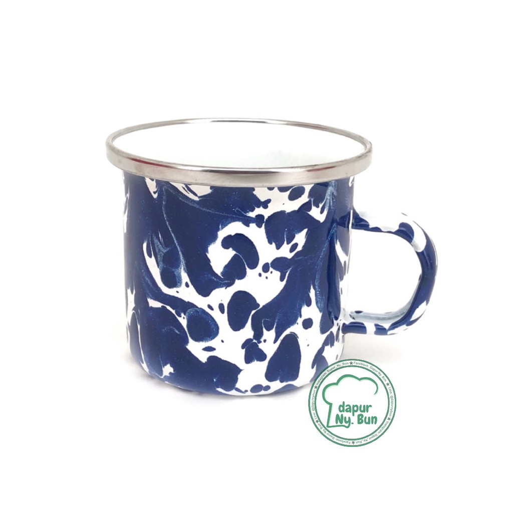 Premium Mug Enamel BLIRIK BLURIK 150ml Cangkir Kopi Premium Mug Enamel BLIRIK BLURIK 150ml Cangkir Kopi