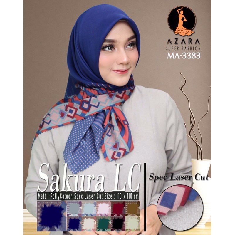 Segiempat/Voal Motif 110x110-7