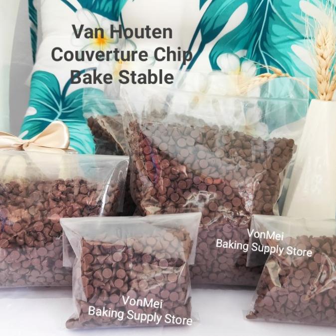 

VAN HOUTEN Bake Stable Dark Choco Chocolate Chip Chips 100 gr Repacked TERLARIS TERPERCAYA ORIGINAL