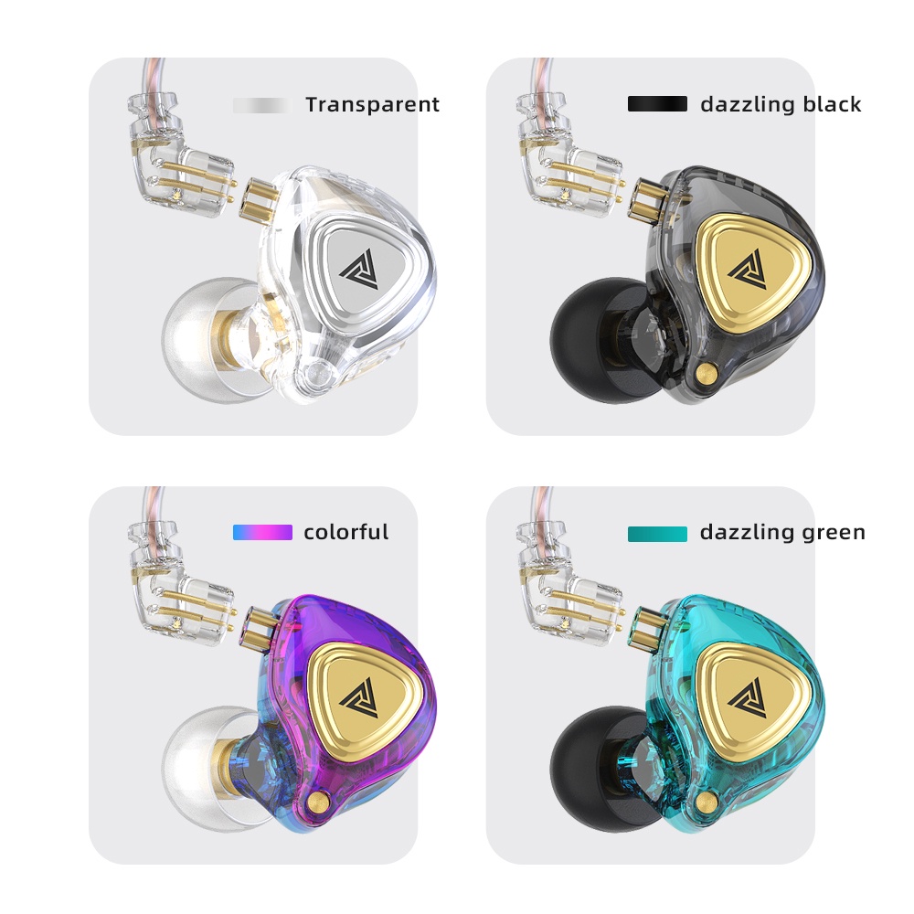 QKZ ZX3 HiFi Basshead Earphone with mix alt EDX Pro