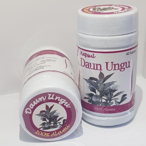 [COD] Kapsul Daun Ungu Solusi Mengatasi Nyeri wasir dan Ambeien - 60 Kapsul Obat Herbal BPOM 100% Original