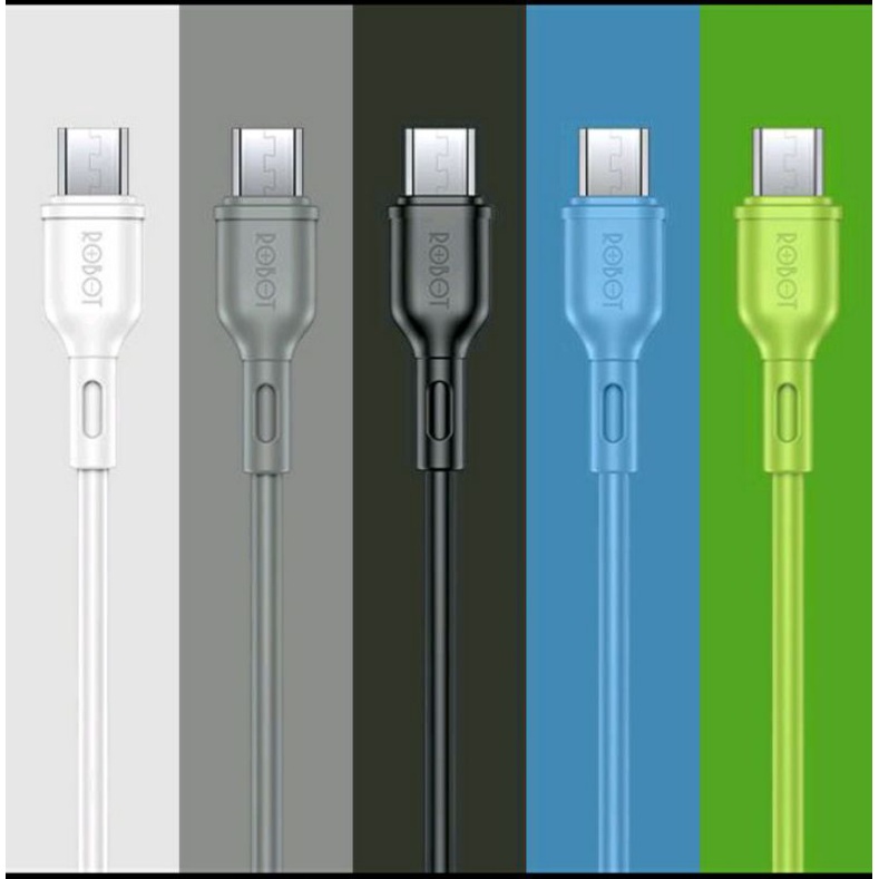 kabel data /Usb fast charger ROBOT 2A.Usb micro cepat ngesi